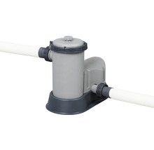 Système de filtration de piscine avec tuyaux