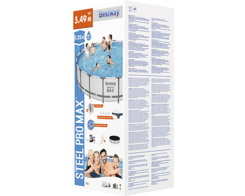 Emballage de piscine Bestway Steel Pro Max