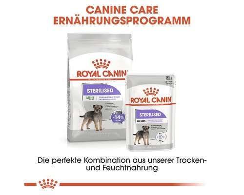 Royal Canin Sterilised Hundefutter für kleine und mittelgrosse Rassen