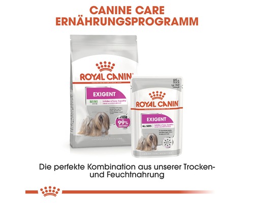 Royal Canin Exigent Trocken- und Nassfutter für Hunde