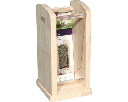 Râtelier à foin en bois pour petits animaux