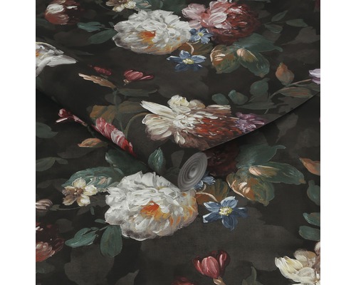 Rouleau de papier peint à motifs floraux pour la décoration murale