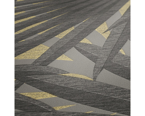 Graue Tapete mit geometrischem Muster