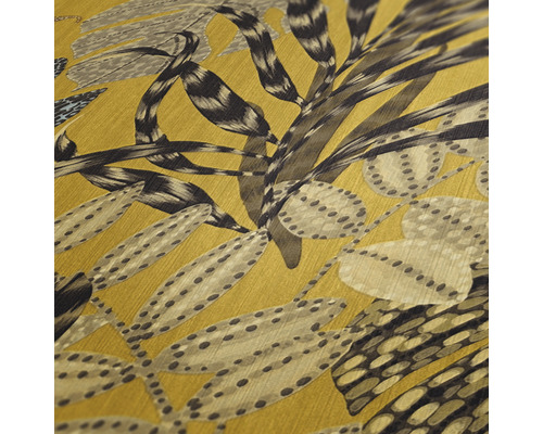 Papier peint à motif végétal