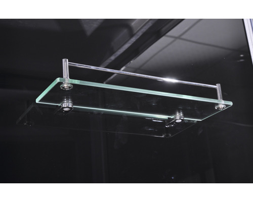 Glasablage mit Halterung für Badezimmer