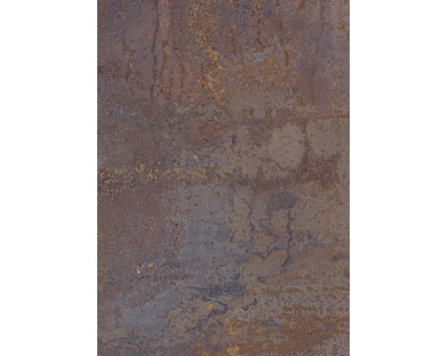 Plan de travail de cuisine K4398 Rusty Iron 4100x635x38 mm (possibilité de réserver la découpe en ligne) Plaque métallique rouillée en arrière-plan