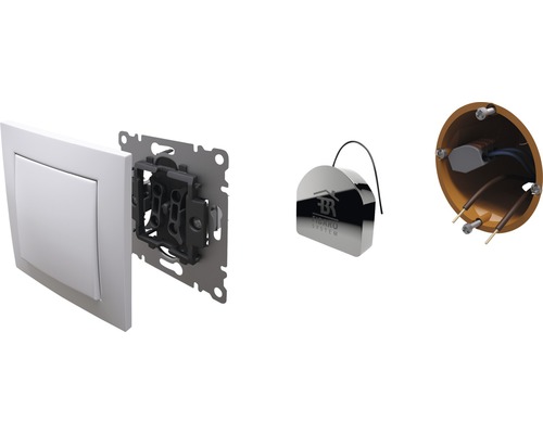 Interrupteur encastrable, variateur et boîtier d''encastrement