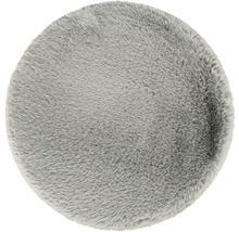 Tapis rond imitation fourrure