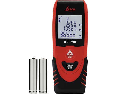 Leica Disto D1 Laser-Entfernungsmesser mit zwei Batterien