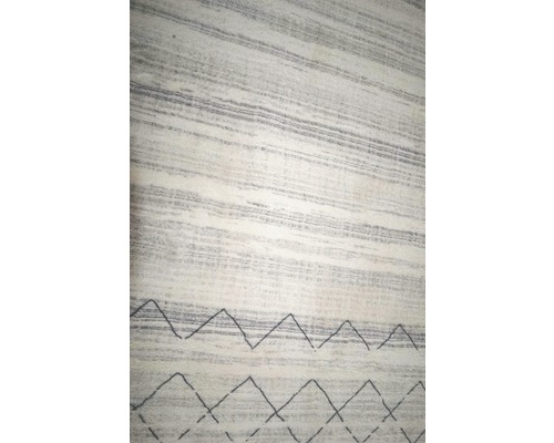 Tapis avec motif géométrique et rayures