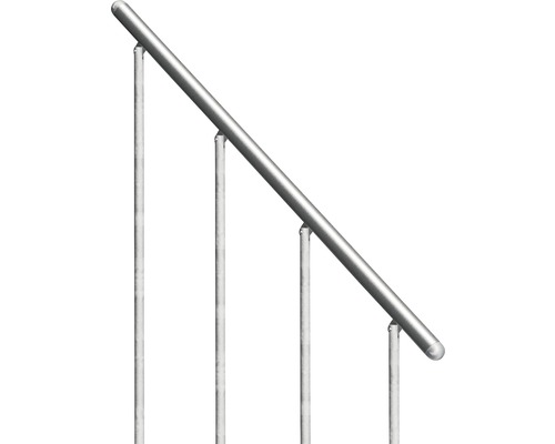 Garde-corps d''escalier en métal avec trois poteaux