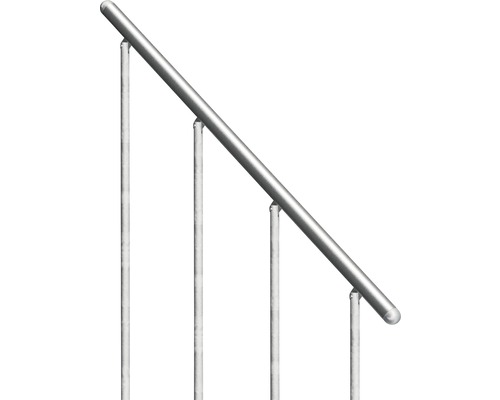 Geländer aus Metall mit drei Stützen