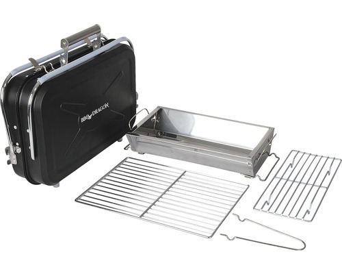 Tragbarer Grill mit Zubehör
