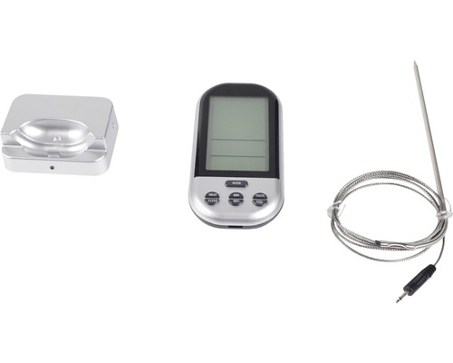 Thermomètre à viande numérique avec station de base et capteur de température