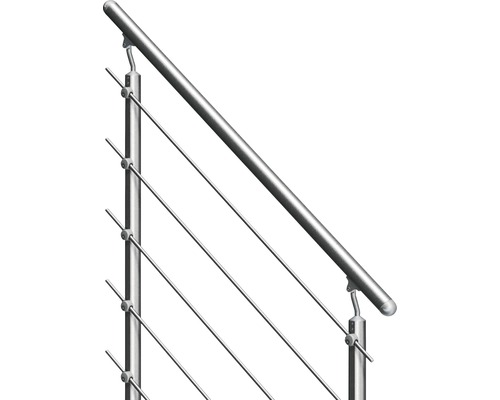 Garde-corps en acier inoxydable avec remplissage à câbles pour l''extérieur