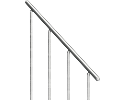 Rampe d''escalier en métal avec supports