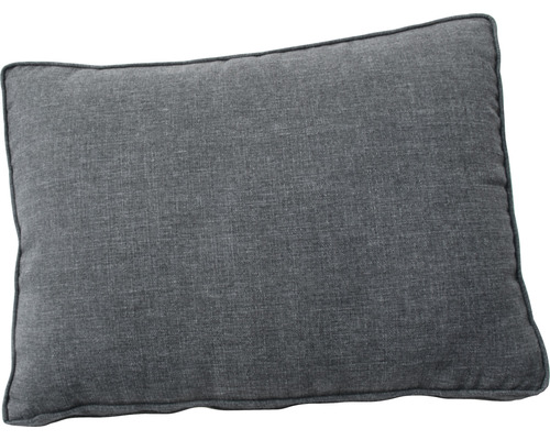 Graues rechteckiges Kissen
