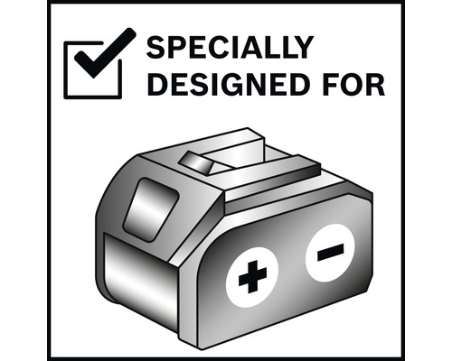 Spécialement conçu pour les outils sans fil