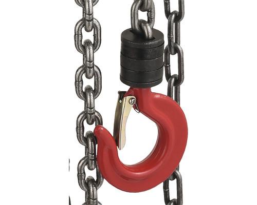 Palans à chaîne avec crochet de charge