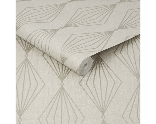 Rouleau de papier peint à motif géométrique