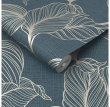 Tapetenrolle mit Blattmuster
