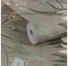 Rolle der floralen Tapete mit Pflanzenmuster