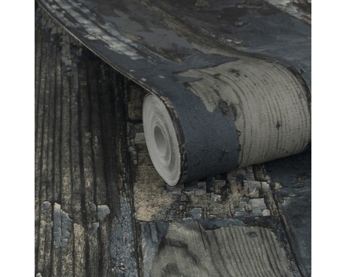 Rouleau de papier peint aspect bois