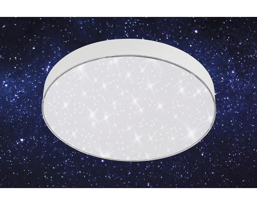 Plafonnier rond avec motif étoilé