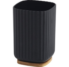 Badset 6-teilig Kunststoff schwarz/Bambus-thumb-10