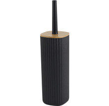 Badset 6-teilig Kunststoff schwarz/Bambus-thumb-6
