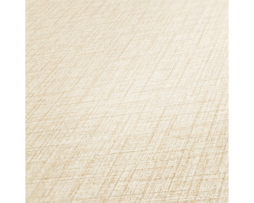 Nahaufnahme einer hellen Vliestapete mit Textilmuster