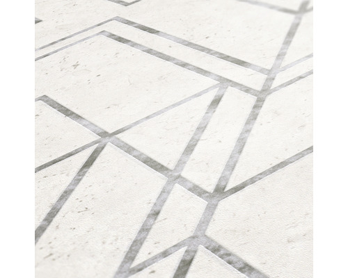 Nahaufnahme einer Tapete mit geometrischen Mustern