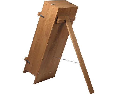 Kit de construction en bois pour une tonnelle basculante avec support.