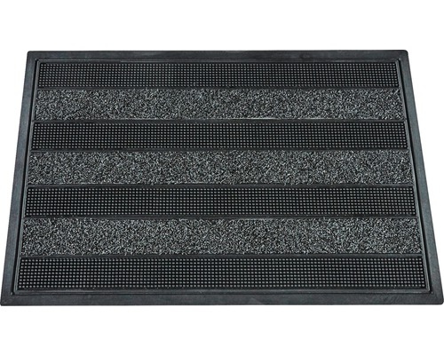 Paillasson avec surface nervurée et texturée