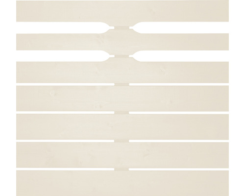 Holzjalousie mit horizontalen Lamellen