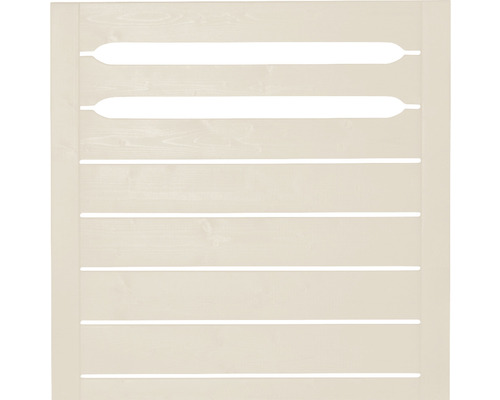 Porte en bois avec des lamelles