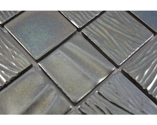 Carreaux de mosaïque de forme carrée et à surface structurée