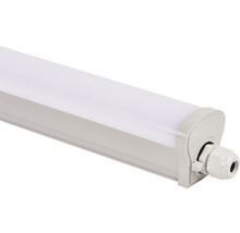 Réglette fluorescente LED pour pièce humide IP65 1x48W 6100 lm 4000 K blanc neutre Lxh 1525x54 mm-thumb-6