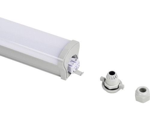 Luminaire LED pour pièce humide avec matériel de raccordement