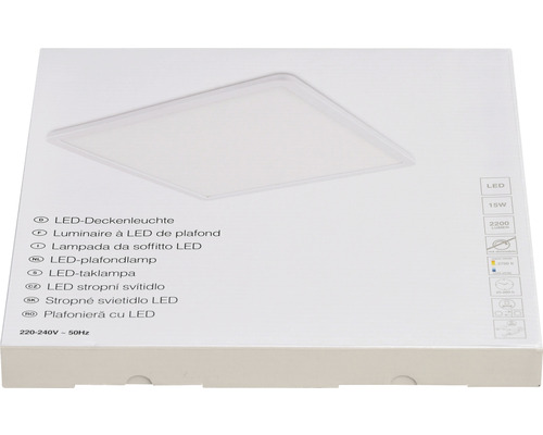 Verpackung einer LED Deckenleuchte