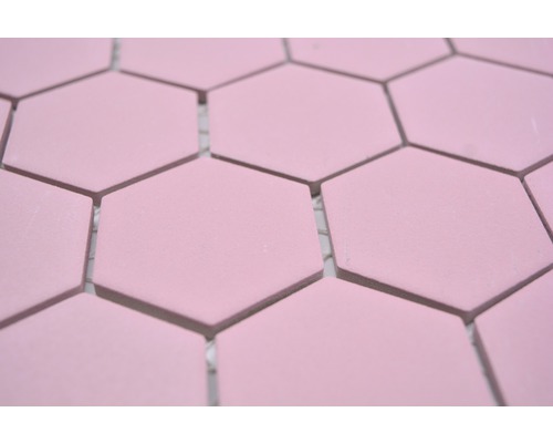 Gros plan de carreaux hexagonaux