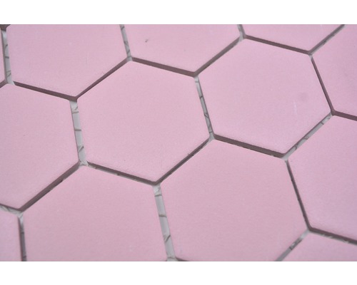 Gros plan de carreaux hexagonaux