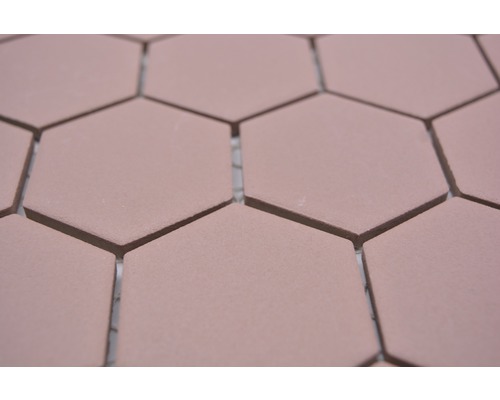 Gros plan de carreaux de sol hexagonaux