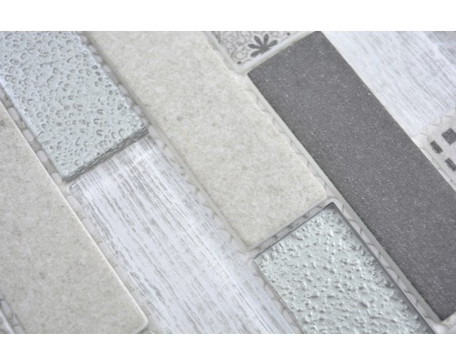 Carreau de mosaïque avec différentes structures de surface