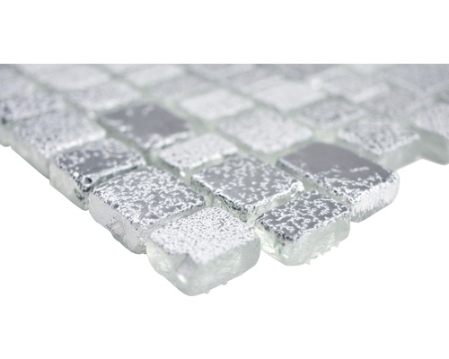 Mosaïque en verre et argent