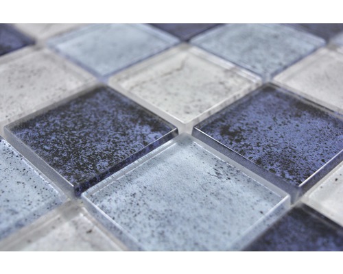 Gros plan de carreaux de mosaïque de verre