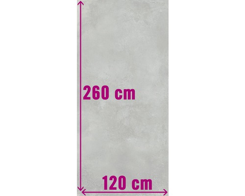 XXL Feinsteinzeug Wand- und Bodenfliese Fresh Ash Pulido 120x260 cm