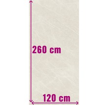 XXL Wand- und Bodenfliese Always Cream Natural 120x260 cm-thumb-0
