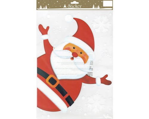 Weihnachtsmann Fenstersticker