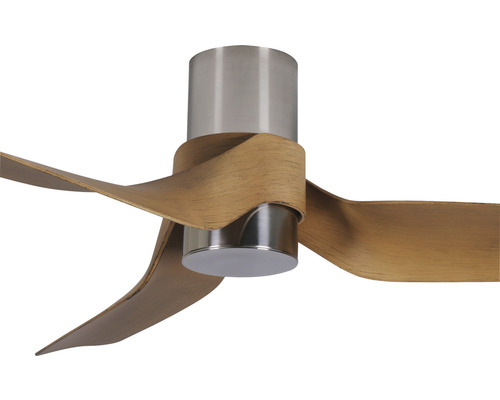 Ventilateur de plafond avec pales aspect bois